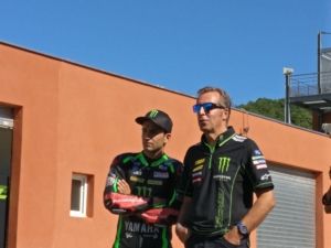 Johann Zarco et Hervé Poncharal