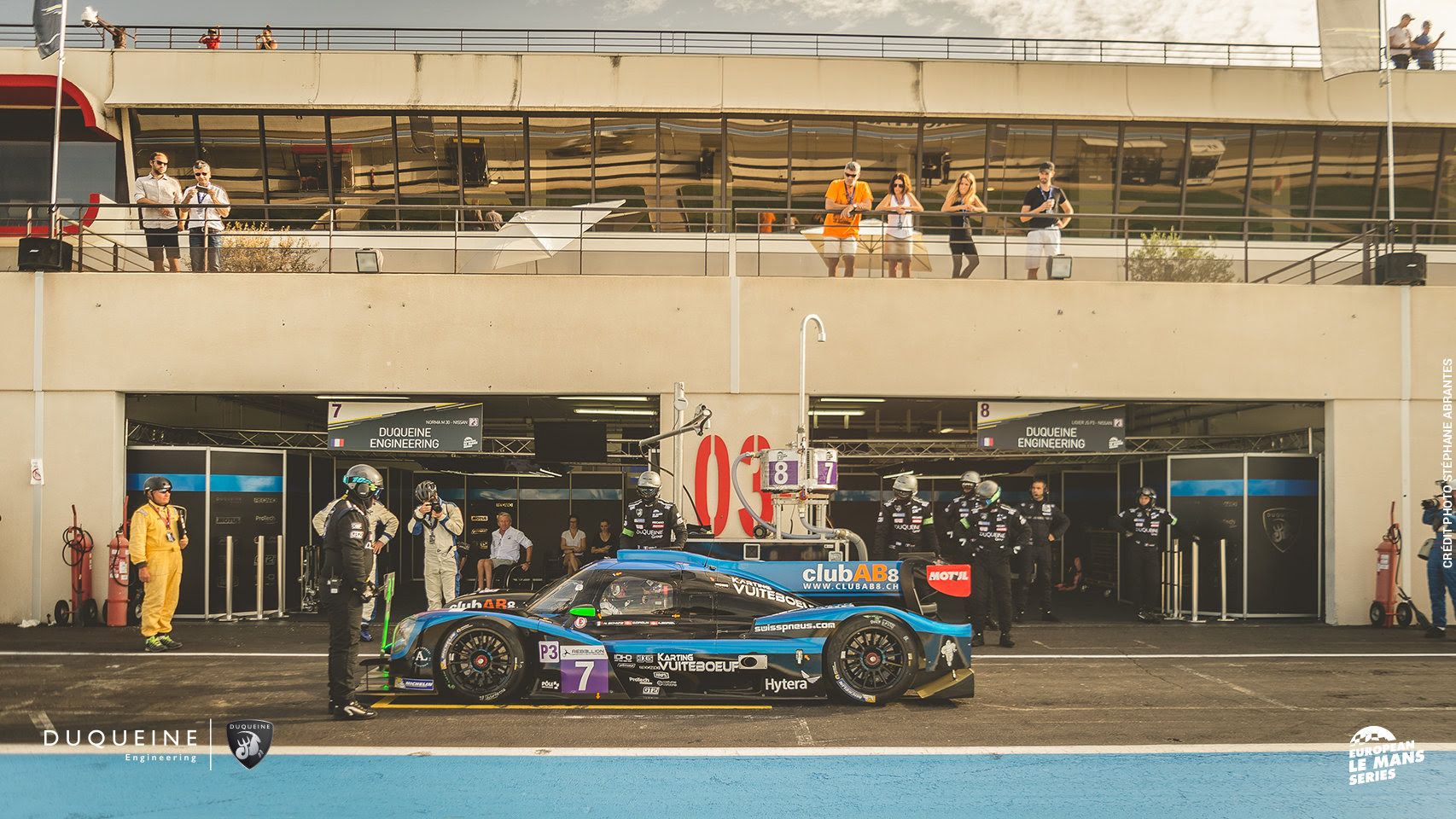 Duqueine Engineering Paul Ricard Pit Lane