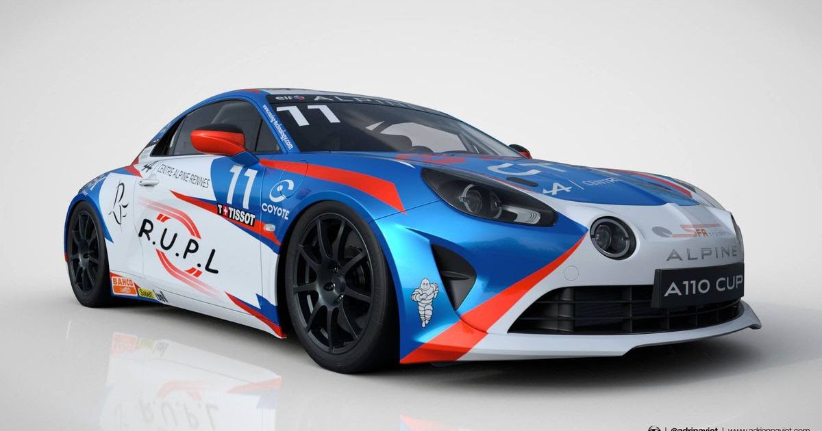 Adrien Paviot Design Alpine A110