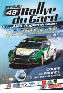 affiche rallye du gard 2021 HD
