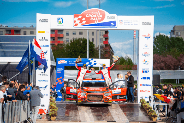 2022 VICTOIRE YOHAN ROSSEL RALLYE CROATIE